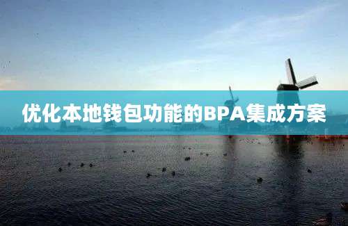 优化本地钱包功能的BPA集成方案